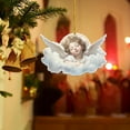 thumbnail image 2 of Festive Christmas Angel Hanging Ornaments – Xmas Tree Decorations for Holiday Season – Assorted Xmas Ornament for Home and Party,H, 2 of 5