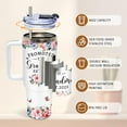 thumbnail image 3 of Gifts for Grandma, Best Grandma Ever Tumbler for Women, Mothers Day for Grandmother Birthday Gifts Idea from Grandkids, 40 Oz Tumbler with Handle, 3 of 6
