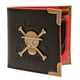 thumbnail image 1 of One Piece - Cartera Premium Diseño Calavera (Negro, Dorado, Rojo), 1 of 4