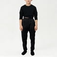 thumbnail image 2 of Letdown Boys Footies Pants Winter Thermal Loungewear Bottom with Pockets Indoor Outdoor Comfy Casual Jogger Sweatpants For Toddler Kids, 2 of 10