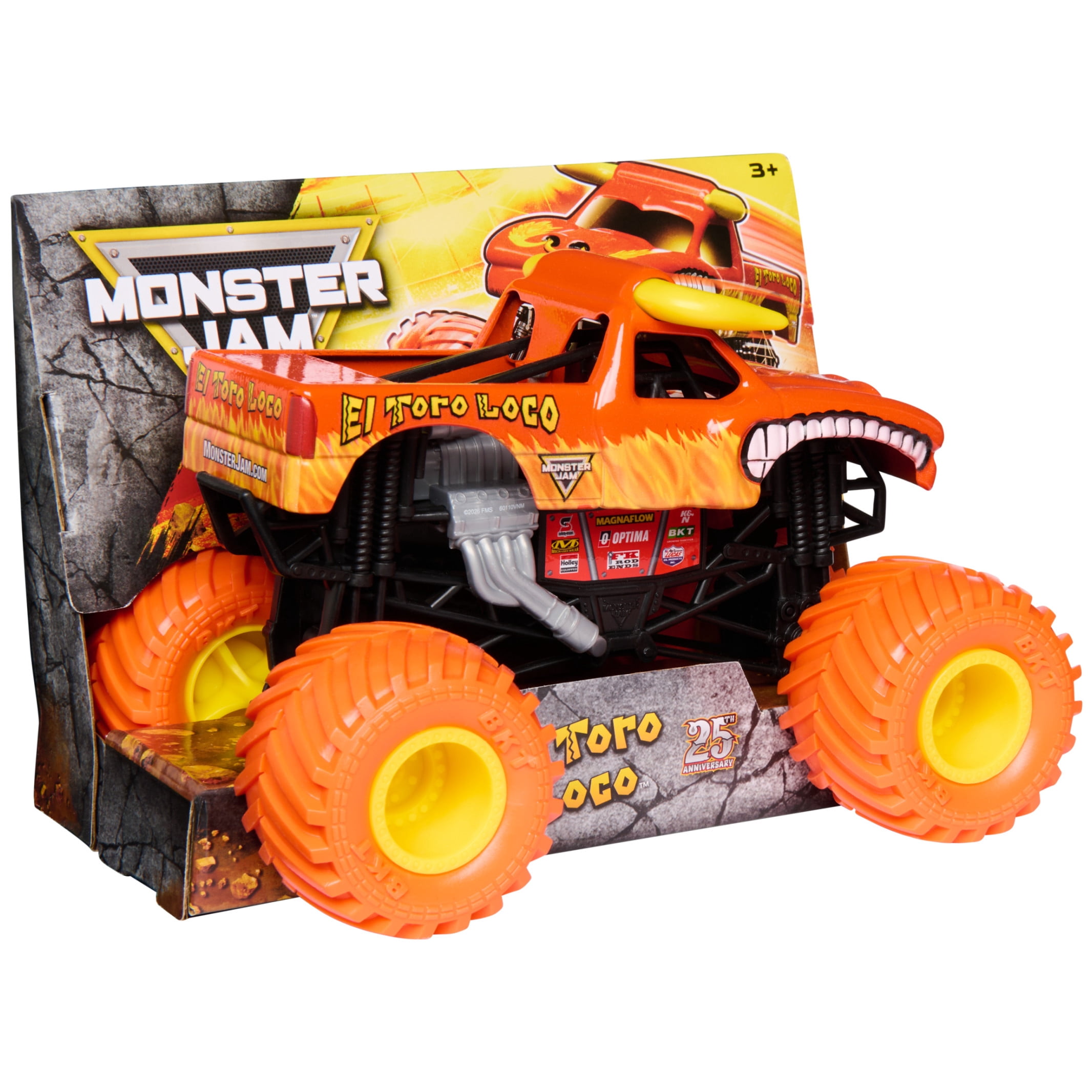 Monster Jam El Toro Loco Collectible Monster Truck, 1:24 Scale