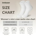 thumbnail image 5 of Smilooen 18 Pack Womens Mid Crew Socks Casual Ankle High Running Athletic Socks for Women, 5 of 6