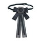 thumbnail image 5 of Pajarita negra para mujer, insignia, accesorio de ropa elegante para camisa, vestido de graduación Correa, 5 of 9