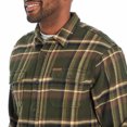 thumbnail image 3 of Orvis Men's Big Bear Heavy Weight Flannel Long Sleeve Plaid Shirt, Tall Pine XL, 3 of 3
