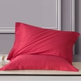 thumbnail image 4 of Flxxie Ultra Soft Microfiber Pillow Shams Set of 2, Queen 20" x 30", Red, 4 of 6