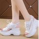 thumbnail image 2 of Sandalias de mujer, tacones de cuña de verano que cubren los pies, sandalias de todo a la moda para mujer, zapatos casuales de suela gruesa a la moda para pastel 35 Gao Jinjia LED, 2 of 2
