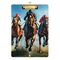 thumbnail image 6 of ALAZA Plastic Clipboard A4 Letter Size Decorative Clipboards for Students Women Men 9" x 12.5" Horse Racing, 6 of 6