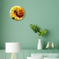 thumbnail image 4 of 14 Inch Wall Clock Battery Operated Silent Clock Decorative for Office, Kitchen, Outdoor, Living Room，Sunflower Bee Spring Flower Beautiful Pattern, 4 of 4