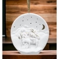 thumbnail image 2 of Ceramic Flight Into Egypt Ornament 3 1/8" Religious Gift Baptism, 2 of 3