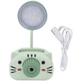 thumbnail image 1 of Lámpara de mesa LED plegable con protección ocular, luz de lectura con portalápices, sacapuntas y carga USB, color verde, 1 of 14