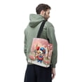 thumbnail image 3 of Happy Valentine’s Day Adorable Labrador Retriever Puppy Holding Heart Balloon All Over Print 3D Canvas Tote Bag Lab Dog Lover Gifts Reusable Handbag - 00030, 3 of 5