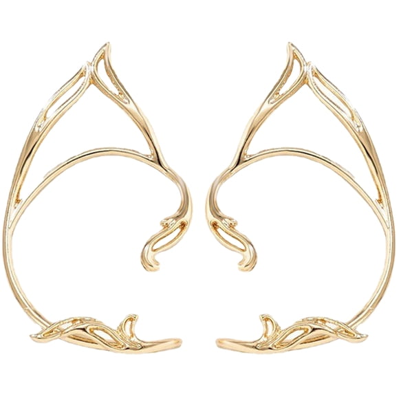 KAKOWELY 1 Pair Cuff Earrings Women Ear Cuffs Earrings Elegant Ear Cuff Wrap Around Earrings,2.76"X1.65"X0.2"