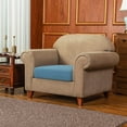 thumbnail image 3 of Subrtex Stretch Polyester Sofa Seat Cushion Cover, Denim Blue, 3 of 7