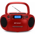 thumbnail image 1 of Reproductor portátil de CD y casete Emerson tipo boombox con AM/FM y AUX, 1 of 8