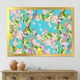 thumbnail image 3 of Little Birds Sitting On Spring Flow Tree 32 in x 16 in Framed Painting Canvas Art Print, by Designart, 3 of 4