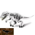 thumbnail image 2 of JsLTCustoms White Indominus Rex 6 inch Tall Dinosaur, Action Figures, 2 of 8