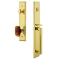 thumbnail image 2 of Grandeur Cardgrbca_Esetd_Na Carre Solid Brass Rose Dummy Full Plate "D" Grip Handleset -, 2 of 5