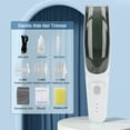thumbnail image 4 of Kit de Coupe de Cheveux pour Bébé Sans Fil IPX7 Étanche Rechargeable Tondeuse Électrique pour Enfants, 4 of 8