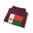 thumbnail image 4 of Madagascar Malagasy Pride Flag Hoodie, Gifts, Hooded Sweatshirt, 4 of 4