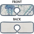 thumbnail image 3 of 4Pcs SKYSONIC Faucet Absorbent MatTransparent Jellyfish Washable Counter Drying Pads Behind Faucet, 3 of 7