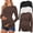 Black / Brown / White, variant on Weardear 3 Pack Maternity Shirts Long Sleeve Side Ruched Pregnancy Workout Tops with Thumb Hole Casual Crew Neck Tshirts for Women