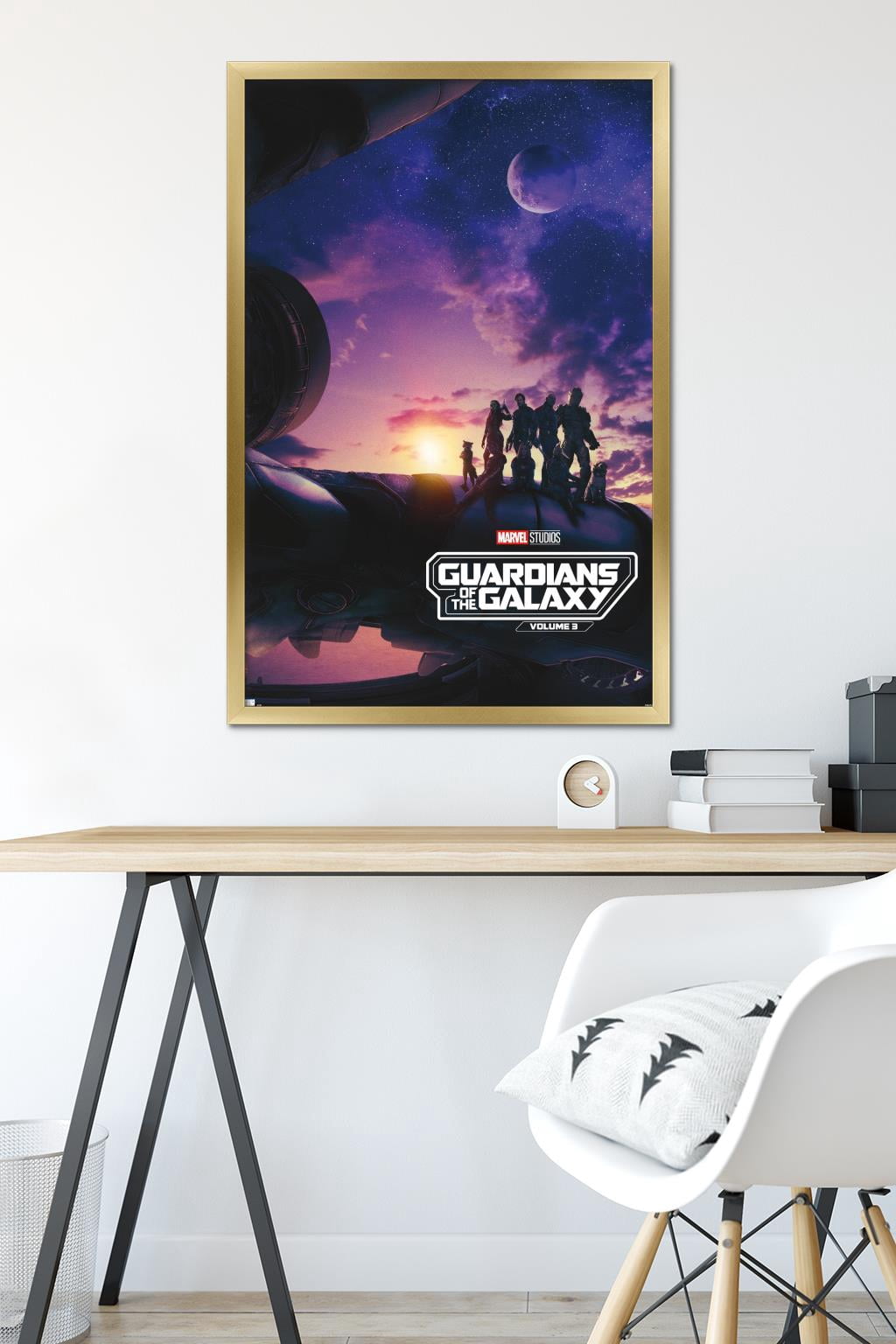 Marvel Guardians of the Galaxy Vol. 3 - Teaser One Sheet Wall Poster, 22.375" x 34" Framed