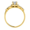 thumbnail image 4 of Aonejewelry 0.75 Ct Halo Diamond Engagement Ring 14K Solid Yellow Gold, 4 of 4
