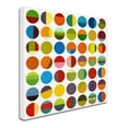 thumbnail image 3 of Trademark Fine Art "Forty Nine Circles" Canvas Art by Michelle Calkins, 3 of 4