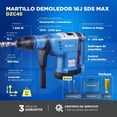thumbnail image 2 of Martillo Perforador Demoledor Sds Max 1500 W Dongcheng azul Estándar, 2 of 9