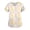 #01 Light pink, variant on Easter Scrub Shirts for Women Short Sleeve V-Neck Bunny Eggs Printed T Shirt Dressy Loose Fit Nursing Uniforms Tunic Tops with Pocket, #01 White, S
