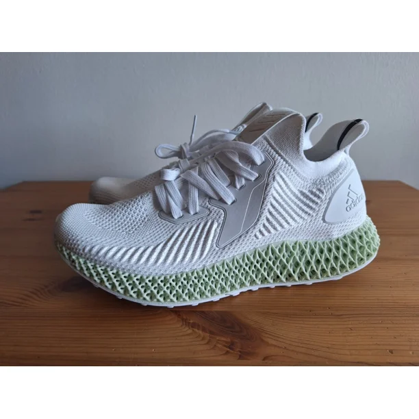 Ad-id-as Alphaedge 4D Cloud White Carbon Green Men's Sz 8.5 EF3454 NWOB