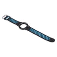 thumbnail image 1 of Estuche para reloj para localizador iOS 2021 Correa de reloj de silicona suave multifuncional para niños y personas mayores Negro Azul, 1 of 12