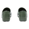 thumbnail image 6 of Anywear Guardian Angel Nursing Shoes Clogs for Women and Men, Antimicrobial Slip Resistant Shoes for Healthcare and Food Service, 6, Olive/Black, 6 of 7