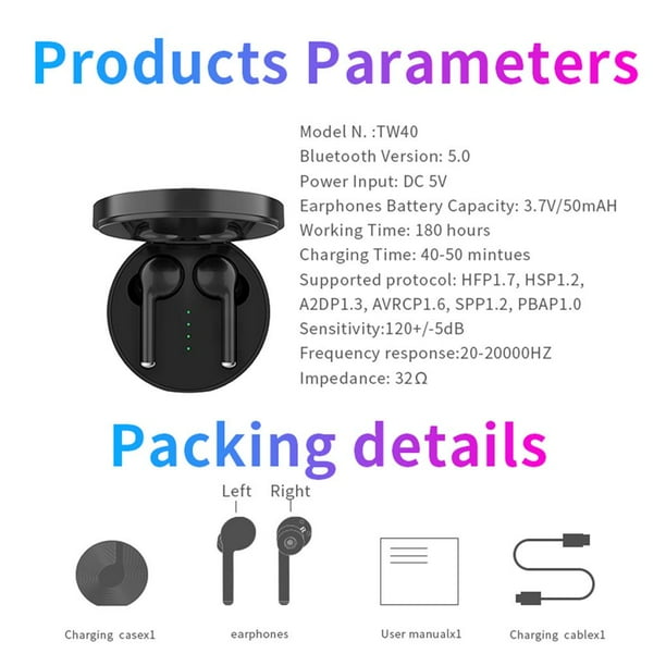 Tw40 earbuds outlet