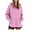 Pink, variant on Vmvidoty Womens Oversized Hoodies Long Sleeve Sweatshirts Hooded Pullover Shirt Casual Tops with Pockets Gray S
