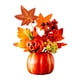 thumbnail image 1 of Decoración de calabaza de otoño decorativa con hojas de arce, adorno resistente, calabaza falsa para Estilo D, 1 of 9