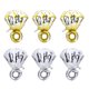 thumbnail image 1 of BRIGHTFUFU 6 globos grandes de aluminio con forma de anillo de diamantes "I Do" para fiestas de amor, despedidas de soltera, aniversarios, bodas, cumpleaños (color aleatorio)., 1 of 1