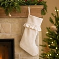 thumbnail image 7 of Large Christmas Stocking Non-Woven Hanging Decoration Gift Pouch for Fireplace Mantel Tree Wall Holiday Home Ornament, 7 of 7