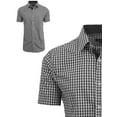 thumbnail image 2 of Mens Short Sleeve Casual Dress Shirts Slim Fit Button Down, 2 of 3