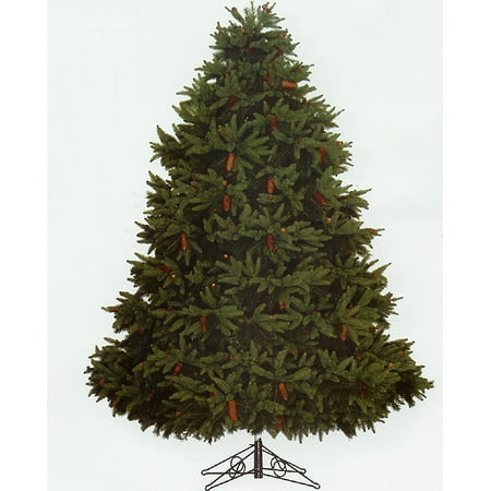 9' Full Fresh Cut Durango Spruce Artificial Christmas Tree Pre-Lit Clear Lights