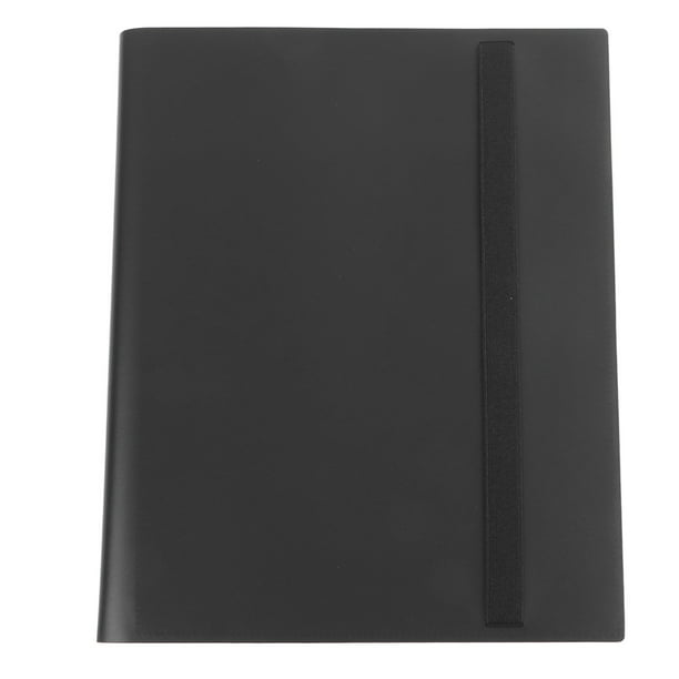 Carpeta de 9 bolsillos para tarjetas coleccionables, multiusos, impermeable, portátil, para guardar tarjetas de juego, para casa y viajes, color negro