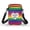 Heart and Rainbow Pattern Design, variant on HELLHERO Horse Pattern Messenger Bag Polyester Lightweight Shoulder Bag for Casual Travel