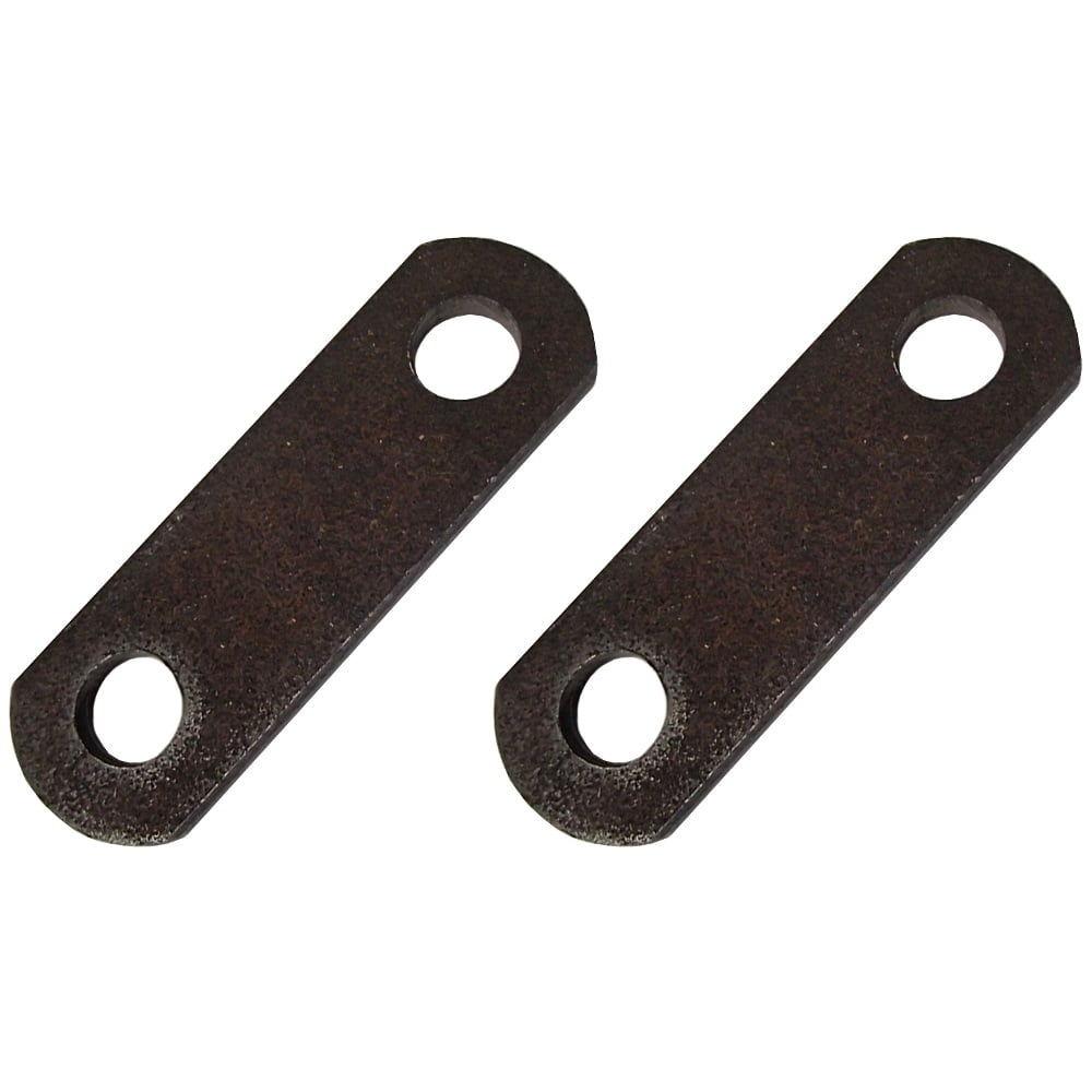 Set of Two (2) 25/8" Leaf Spring Trailer Shackle Strap with 9/16" Hole