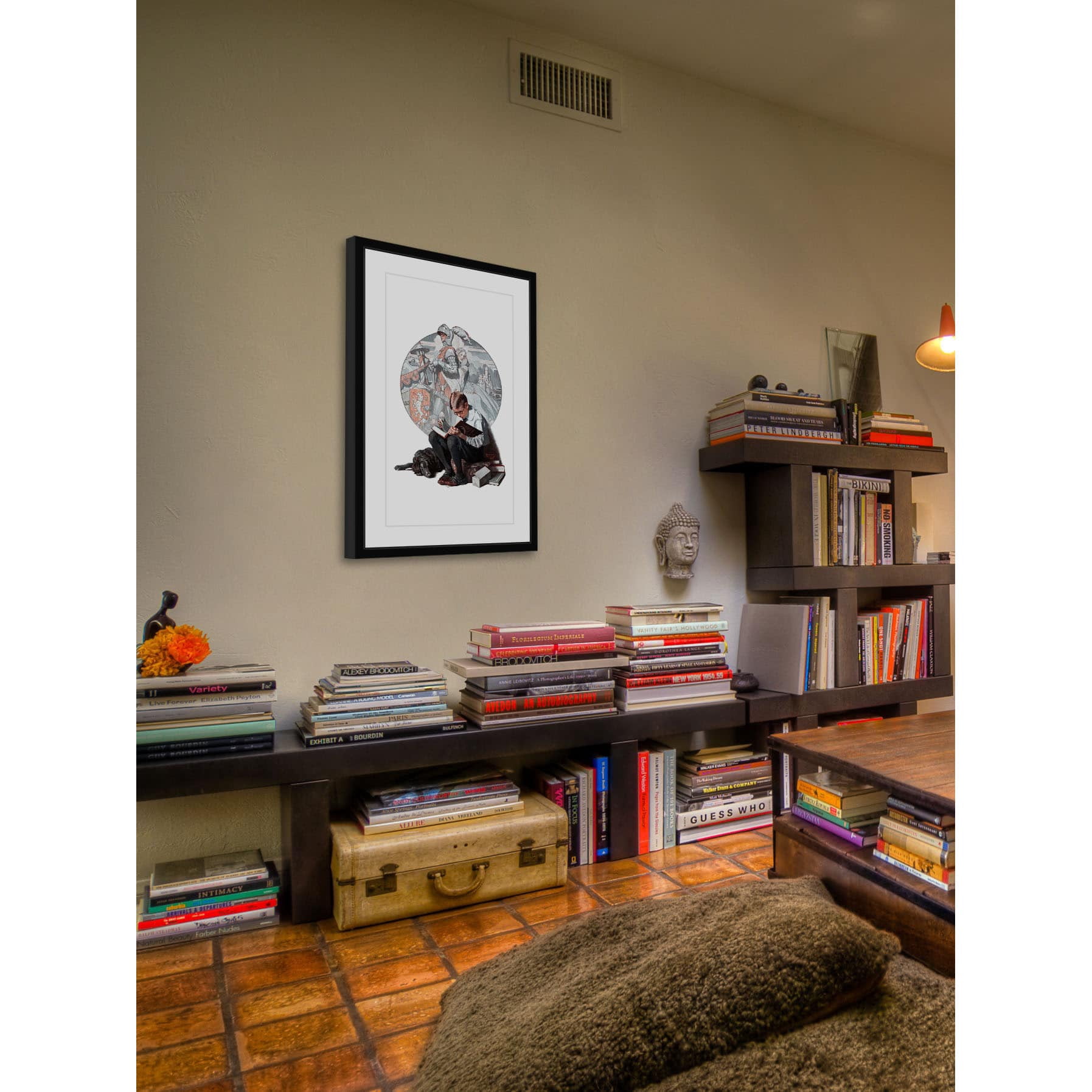 Marmont Hill "Age of Romance" by Norman Rockwell Framed Art Print