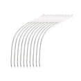 thumbnail image 1 of Toystoory Paquete de 10 conectores de pesca, accesorios de bucles de línea de mosca para exteriores, transporte portátil, cuerda de pescado, Pescar Blanco 20LB, 1 of 6