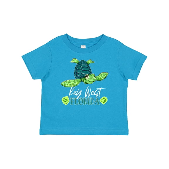 Inktastic Key West, Florida Happy Sea Turtle Boys or Girls Baby T-Shirt