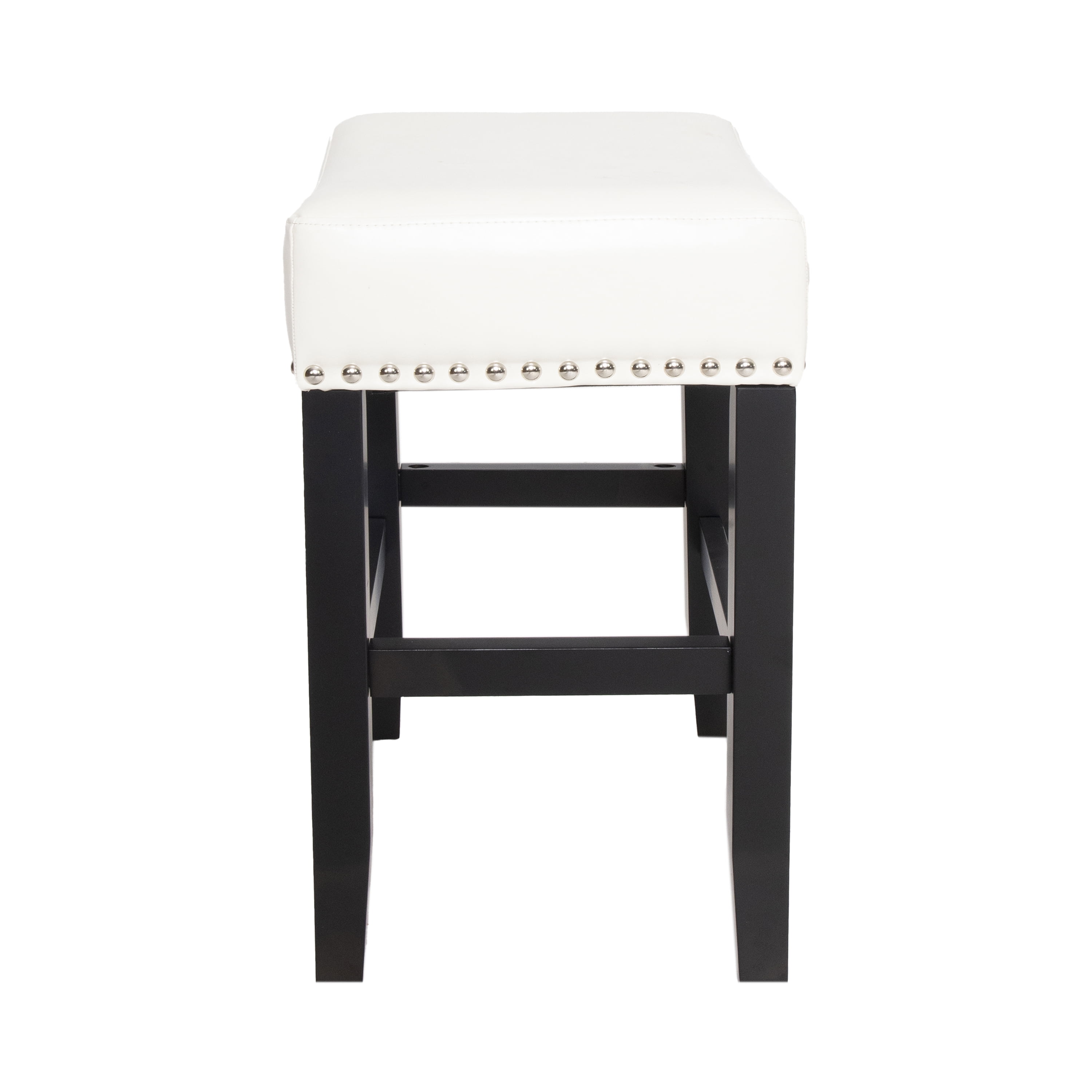 Noble House Lauren Indoor Backless Ivory Counter Stool (Set of 2)