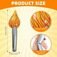 thumbnail image 5 of Antorcha inflable de 3 piezas Antorcha divertida que se infla para los Juegos Olímpicos, Antorcha falsa de 16 pulgadas Accesorio de antorcha olímpica de plástico para decoraciones de fiestas olímpicas, 5 of 5