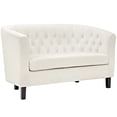 thumbnail image 4 of Modway Prospect 2 Piece Performance Velvet Loveseat and Armchair Set in Ivory, 4 of 7