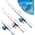 thumbnail image 6 of Kids Fishing Rod and Reel Combo, 47in/59inTelescopic Fishing Pole Portable Fishing Kits Lightweight with Fishing Lures Fishing Lines Fishing Hooks, 6 of 8